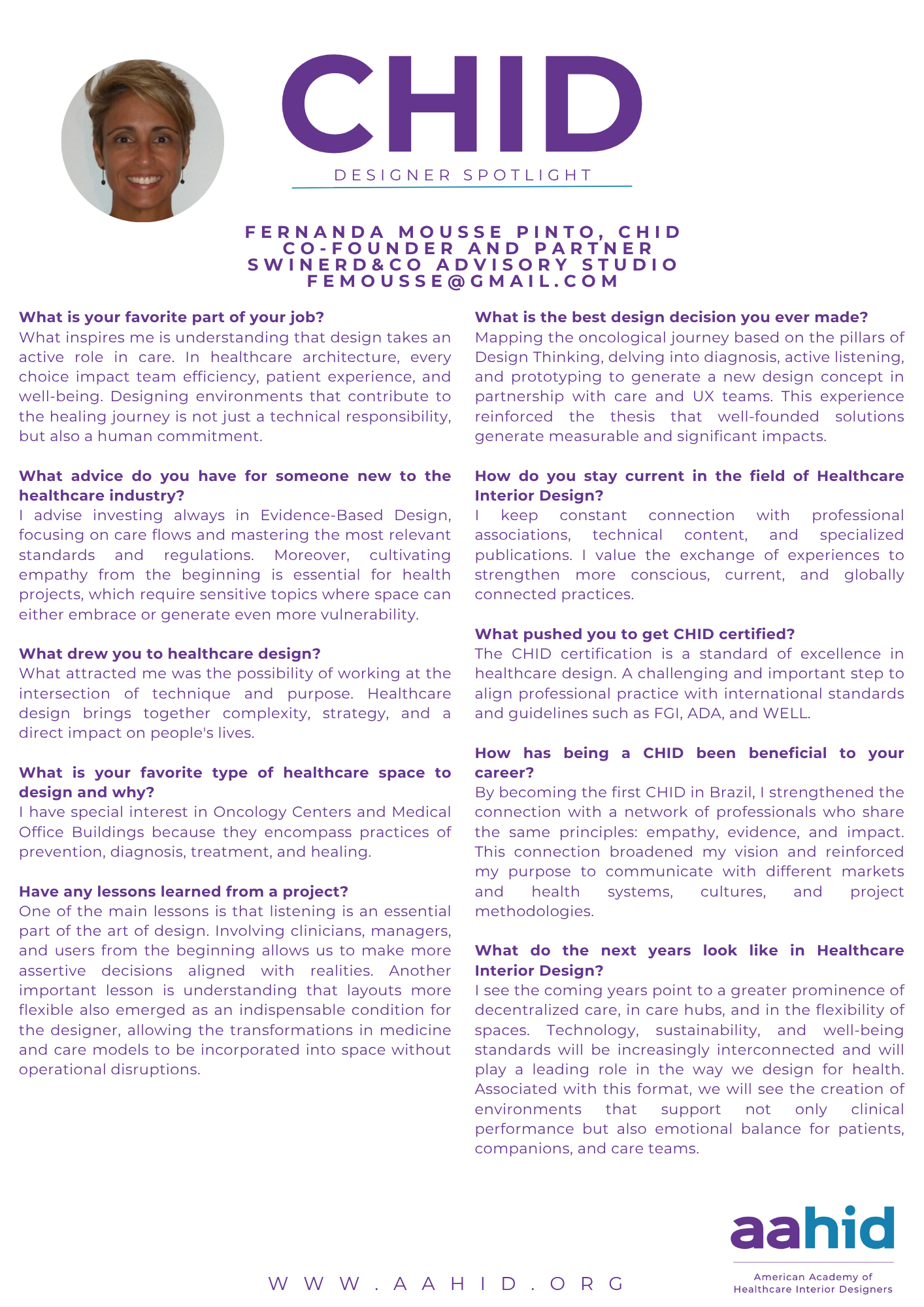 CHID Spotlights | AAHID